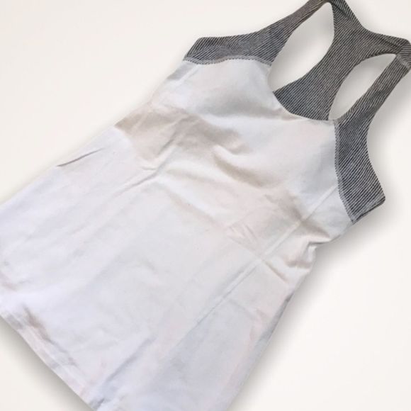 lululemon athletica Tops - LULULEMON Vintage Racerback Tank With Bra